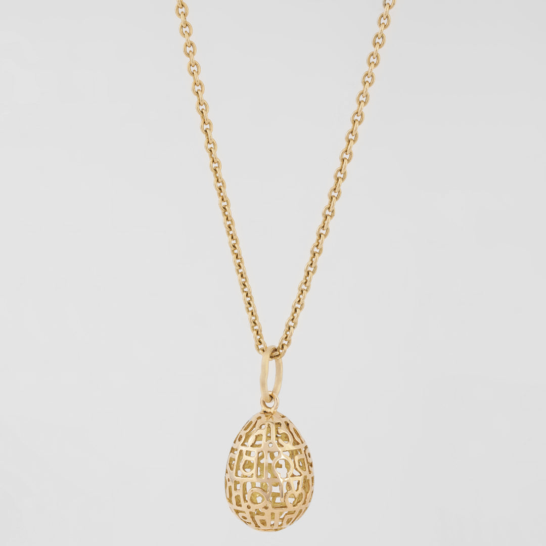 Mool Mantar Egg (Pendant-Gold)