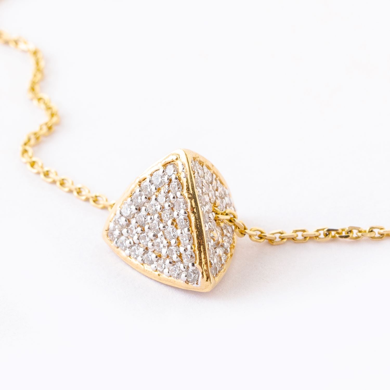 3 Space Collection Trinity Necklace (Gold & Diamond - 18kt)