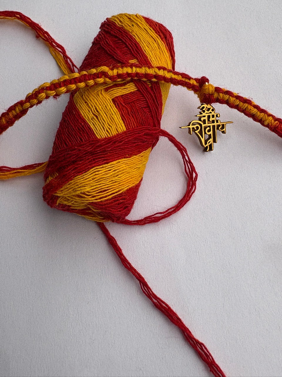 Rakhi Om Namah Shivaya Gold