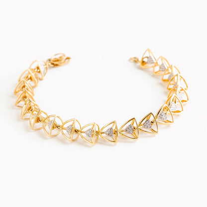 3 Space Collection Bracelet (18k Gold &amp; Diamonds)