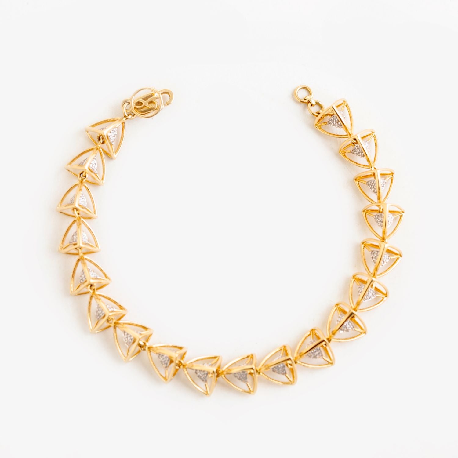 3 Space Collection Bracelet (18k Gold &amp; Diamonds)
