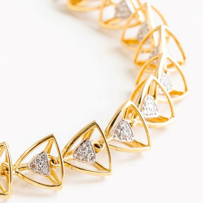 3 Space Collection Bracelet (18k Gold &amp; Diamonds)
