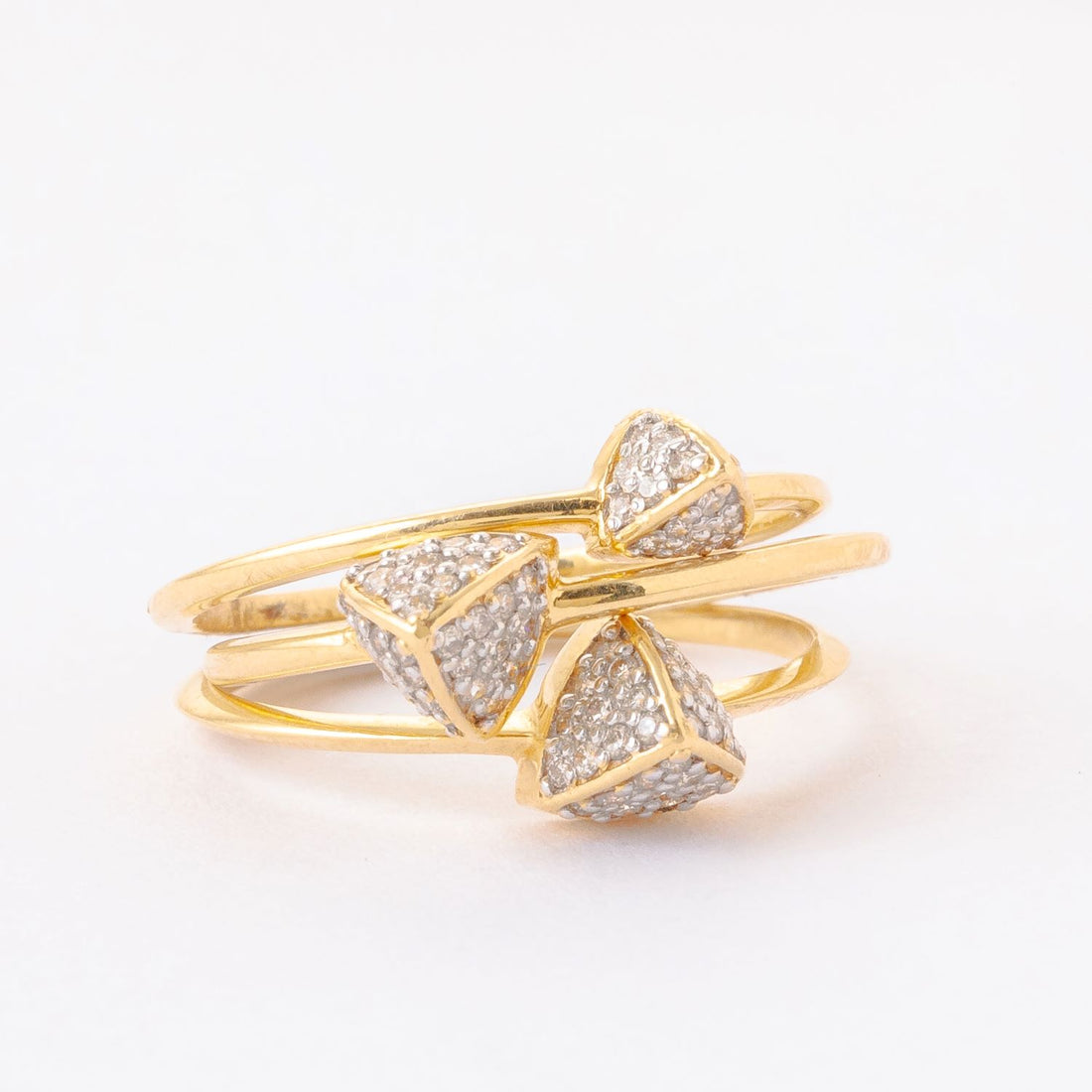 3 Space Collections - Rings (Gold &amp; Diamond - 18kt)
