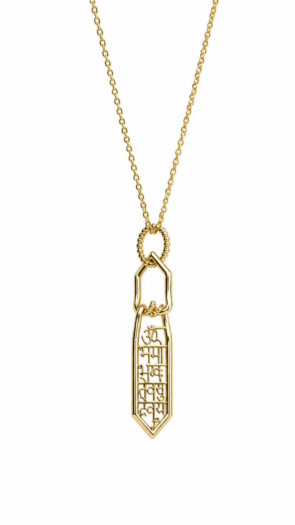 Om Namo Bhagavate Vasudevaya Pendant (18KT GOLD)