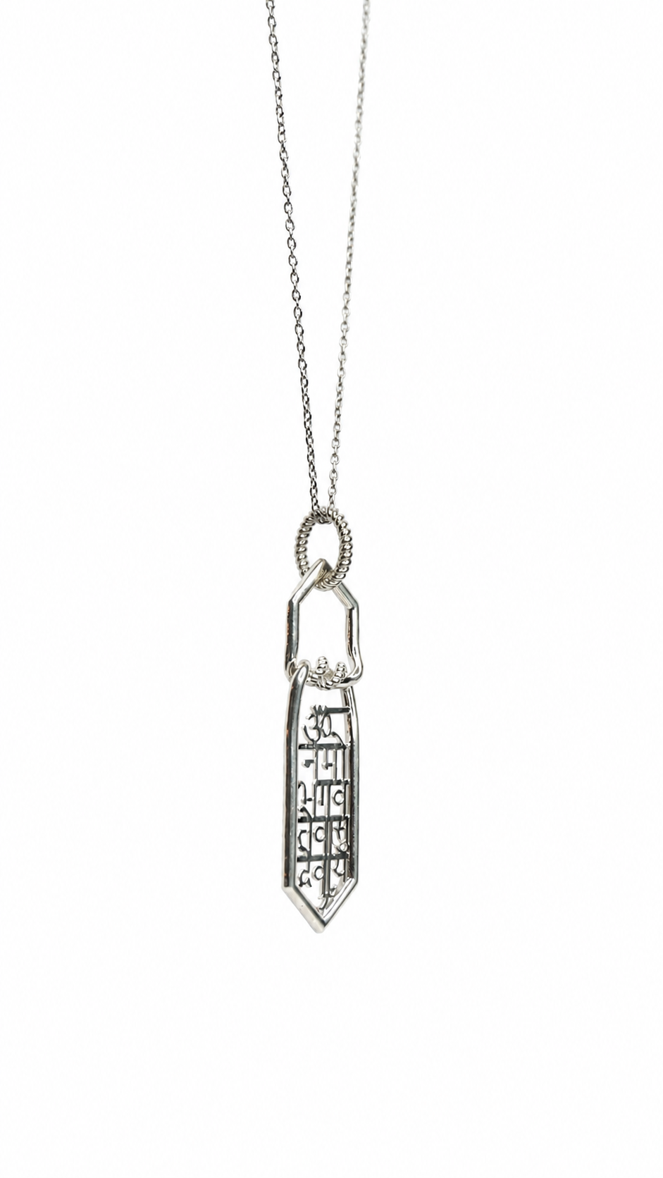 Om Namo Bhagavate Vasudevaya Pendant (925 Sterling Silver)