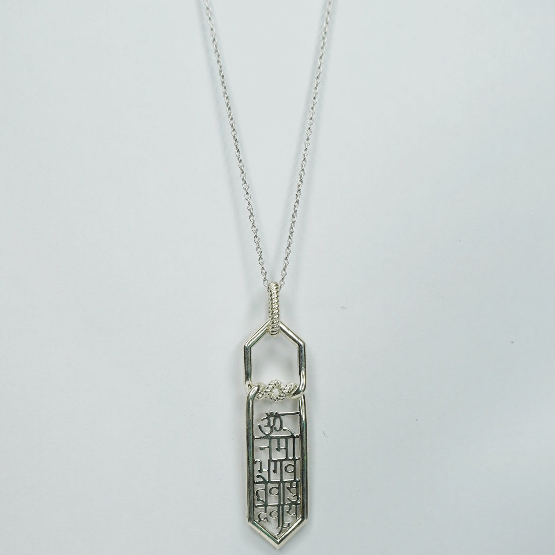 Om Namo Bhagavate Vasudevaya Pendant (925 Sterling Silver)