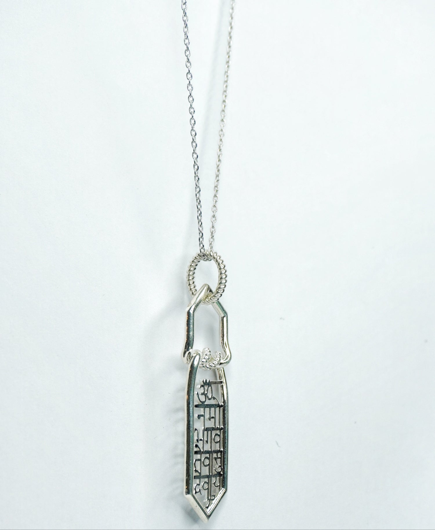 Om Namo Bhagavate Vasudevaya Pendant (925 Sterling Silver)