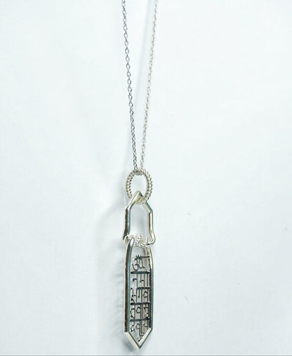 Om Namo Bhagavate Vasudevaya Pendant (925 Sterling Silver)