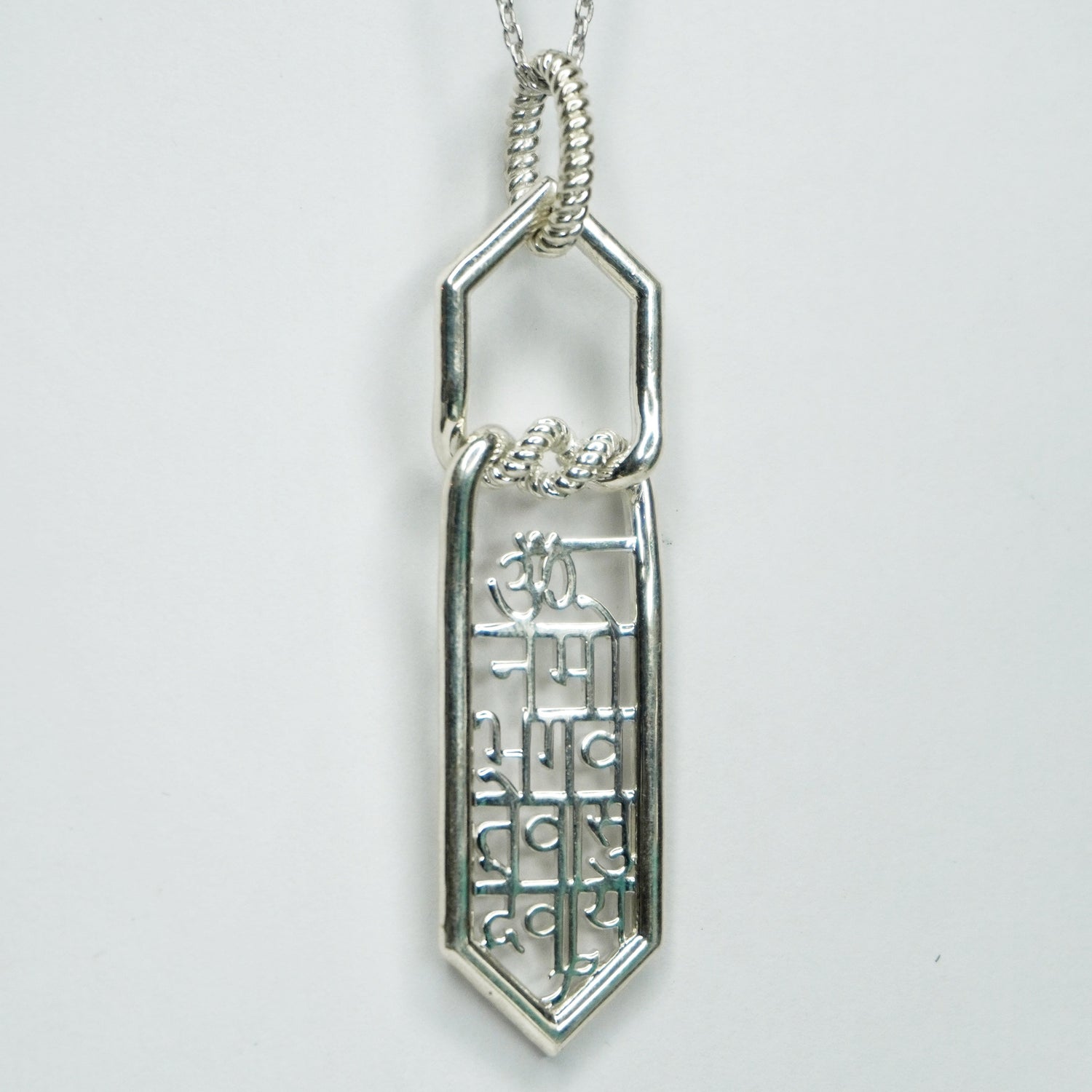 Om Namo Bhagavate Vasudevaya Pendant (925 Sterling Silver)