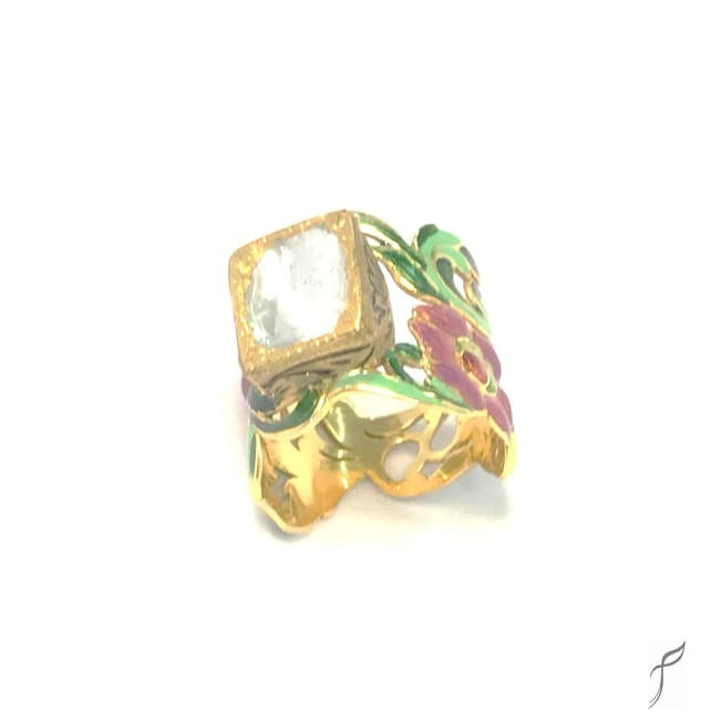 Wilder Rose Ring (Square)
