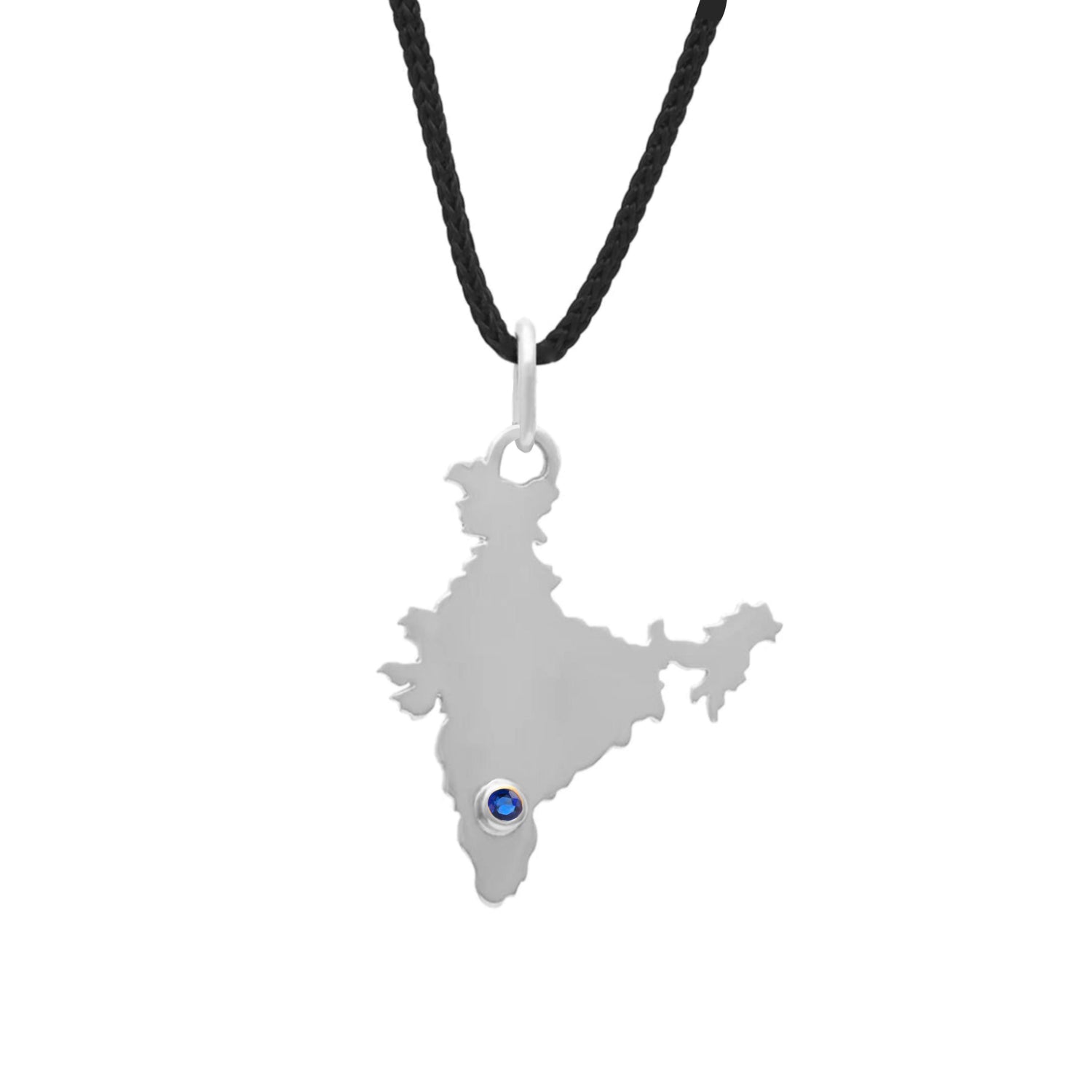 Indian Map  (Sterling Silver 925)