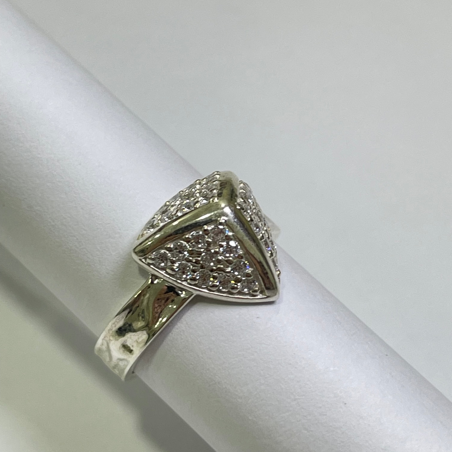 3 Space Trisphere Ring (925 Sterling Silver) Size - US 6