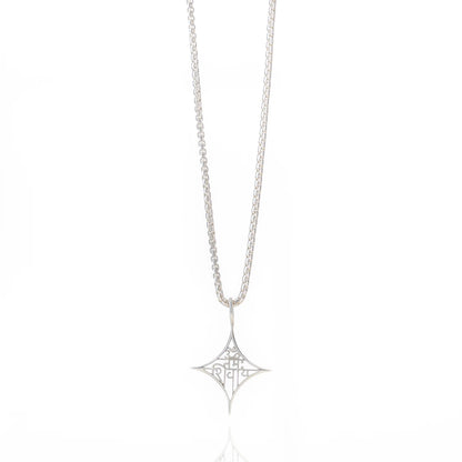 Om Namah Shivaya (Soulful-star pendant) (Silver)