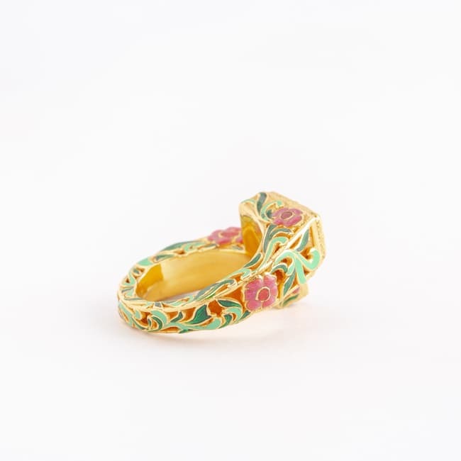 Indian Rose Finger Ring