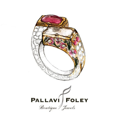 Dual Stone Ring