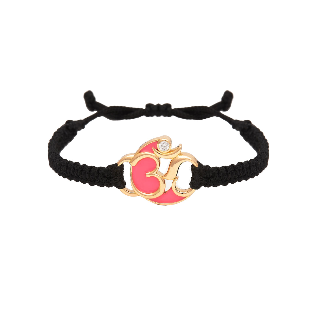 Pink Om Bracelet (Gold-18Kt)