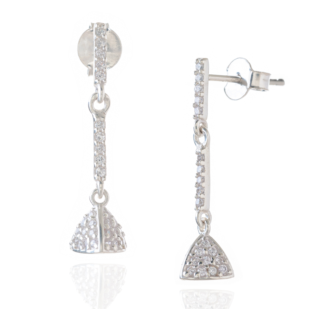 3 Space Luminara Earrings (925 Sterling Silver)