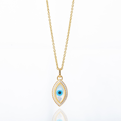 Evil Eye Gold With Diamonds (18k-Gold)