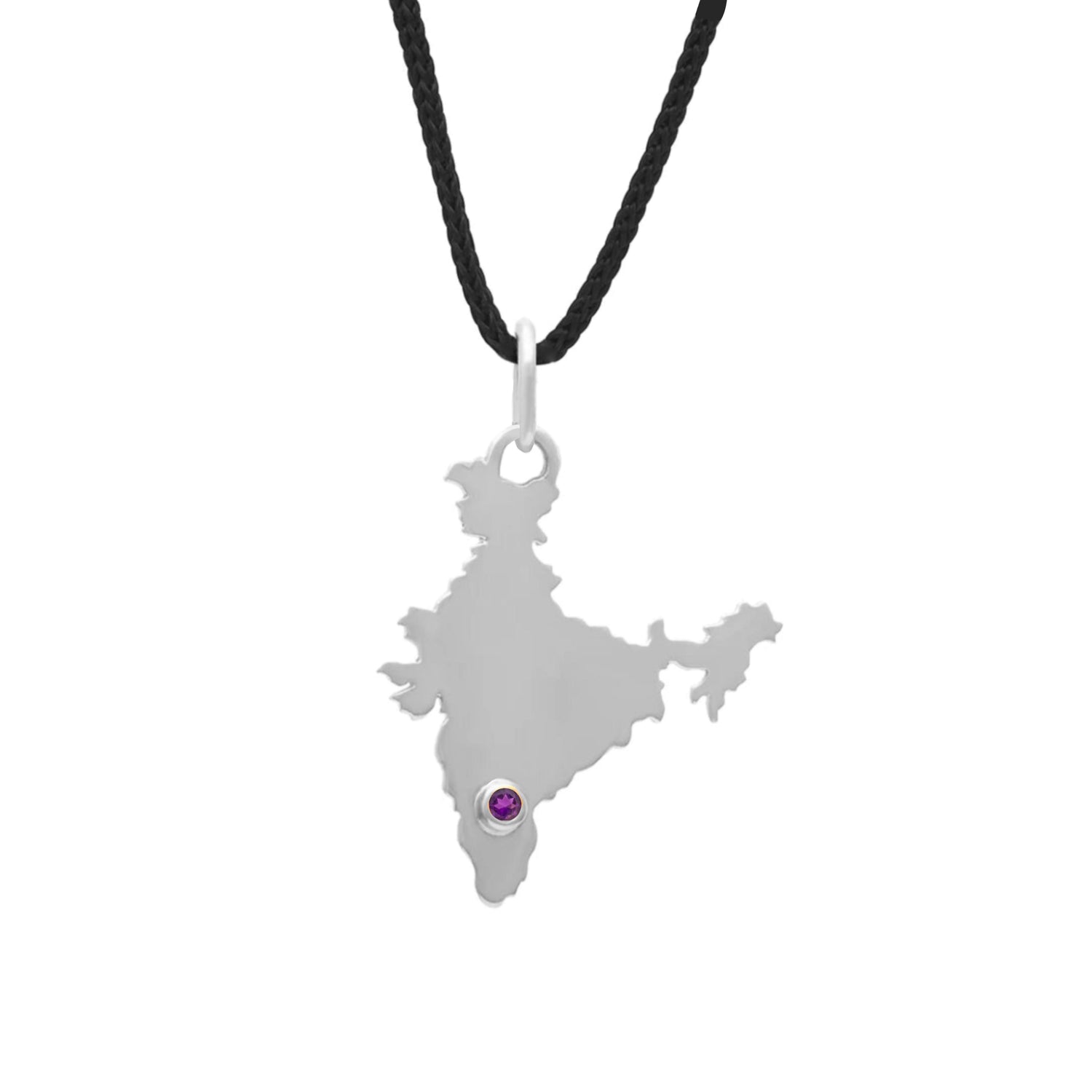 Indian Map  (Sterling Silver 925)