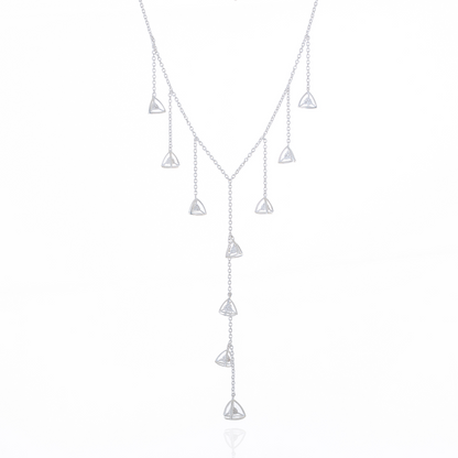 3 Space Drizzle Necklace (925 Sterling Silver)