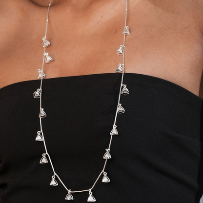 3 Space Icicle Necklace (925 Sterling Silver)