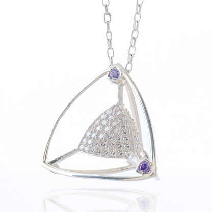 3 Space Glacier Necklace (925 Sterling Silver)