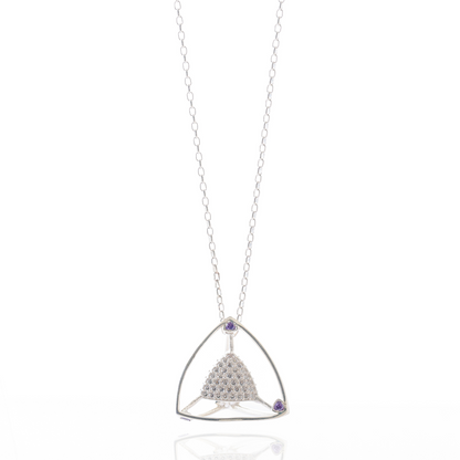 3 Space Glacier Necklace (925 Sterling Silver)