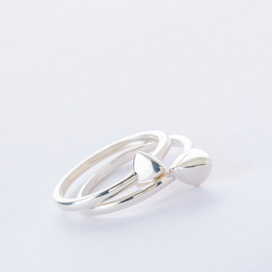 3 Space Dew Ring (925 Sterling Silver)
