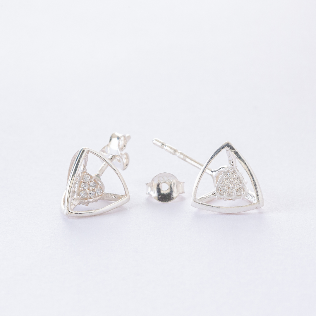3 Space Stellar Orbit Studs (925 Sterling Silver)
