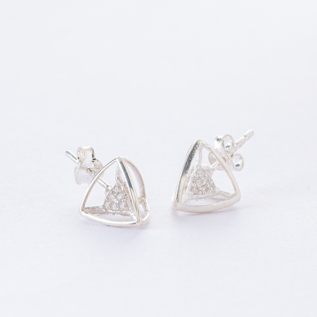 3 Space Stellar Orbit Studs (925 Sterling Silver)