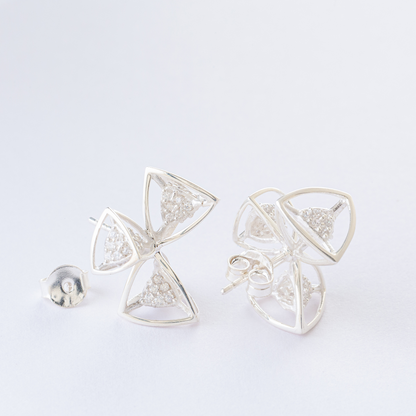 3 Space Triora Earstud (925 Sterling Silver)