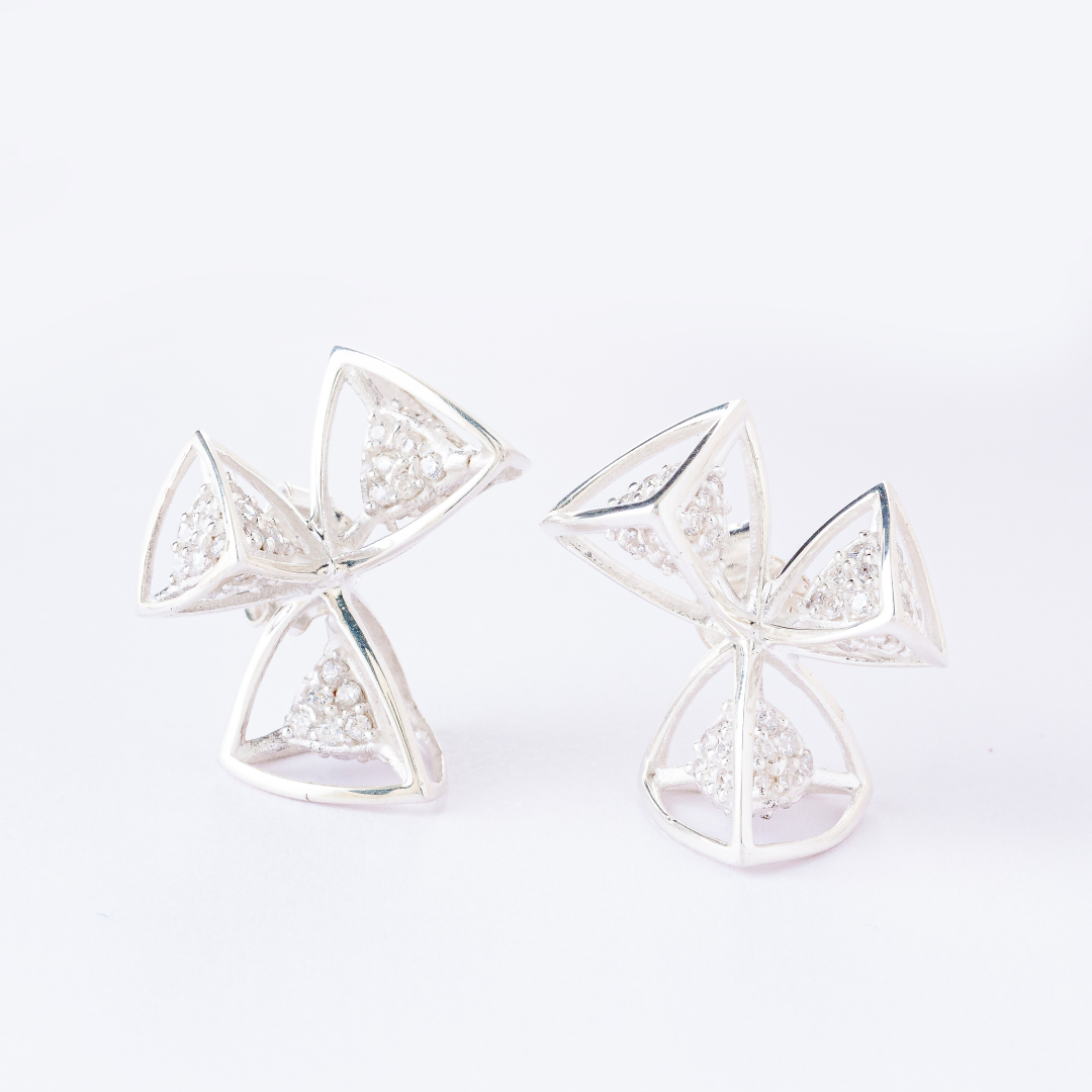 3 Space Triora Earstud (925 Sterling Silver)