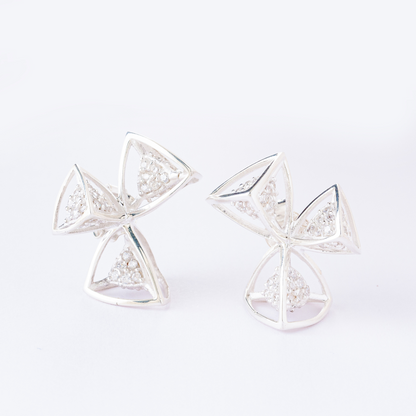 3 Space Triora Earstud (925 Sterling Silver)
