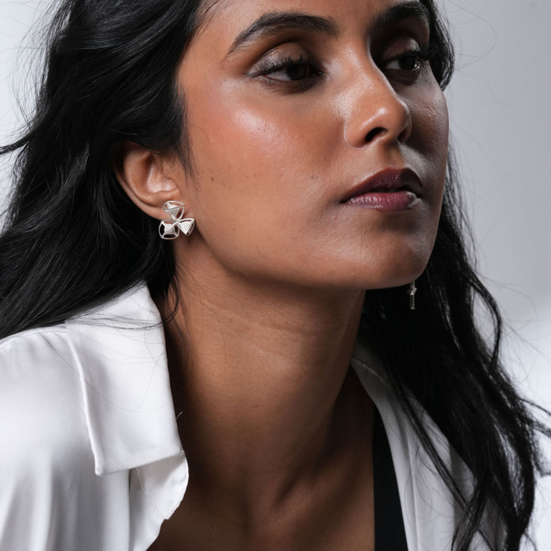 3 Space Triora Earstud (925 Sterling Silver)