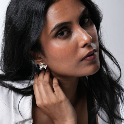 3 Space Triora Earstud (925 Sterling Silver)
