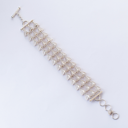 3 Space Triad Bracelet (925 Sterling Silver)