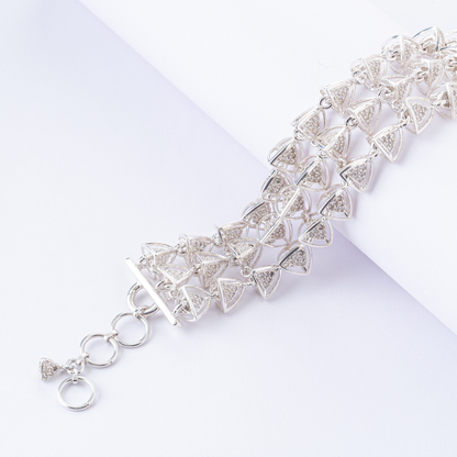 3 Space Triad Bracelet (925 Sterling Silver)