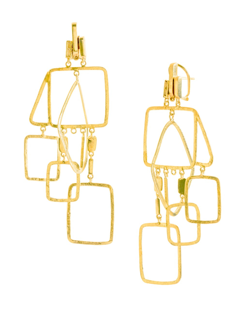 Art Deco Link Earrings