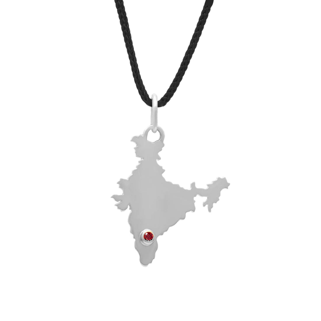 Indian Map  (Sterling Silver 925)