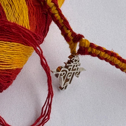 Rakhi Om Namah Shivaya Silver