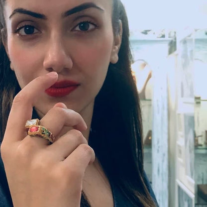 Dual Stone Ring