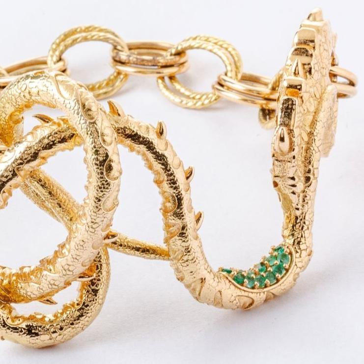 Le Dragon Bracelet (Gold)