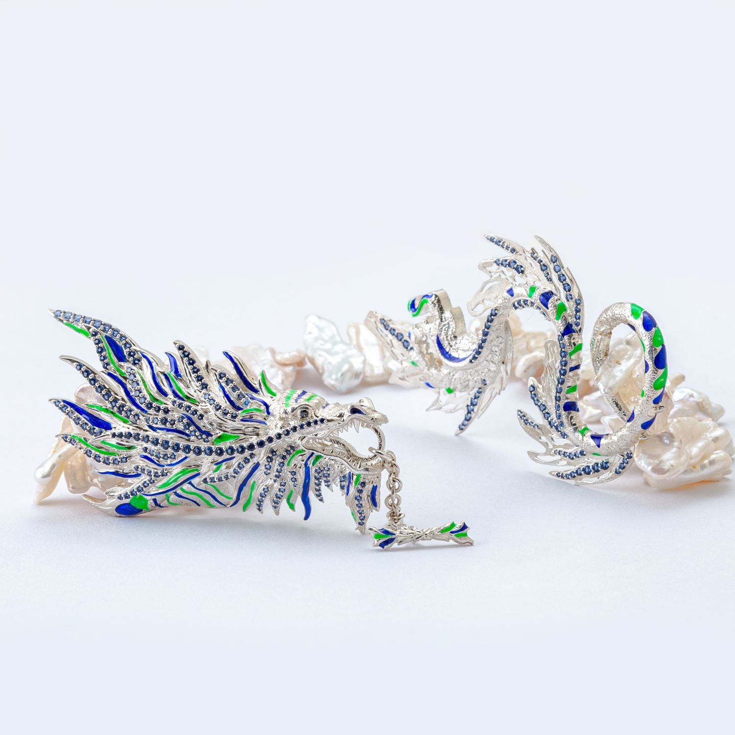 Le Dragon Necklace (Silver)