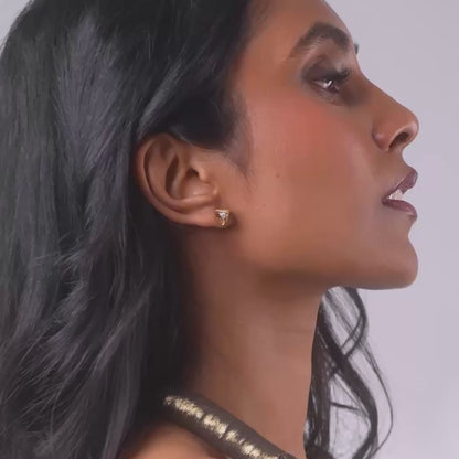 3 space earrings
